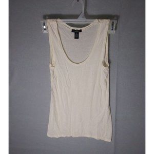 Alfani White Tank Top Women's Size M
